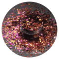 Laser Colorful Decals Hexagon Nail Glitter Flakes for Nail Art Decoration Sparkles Manicure Tips